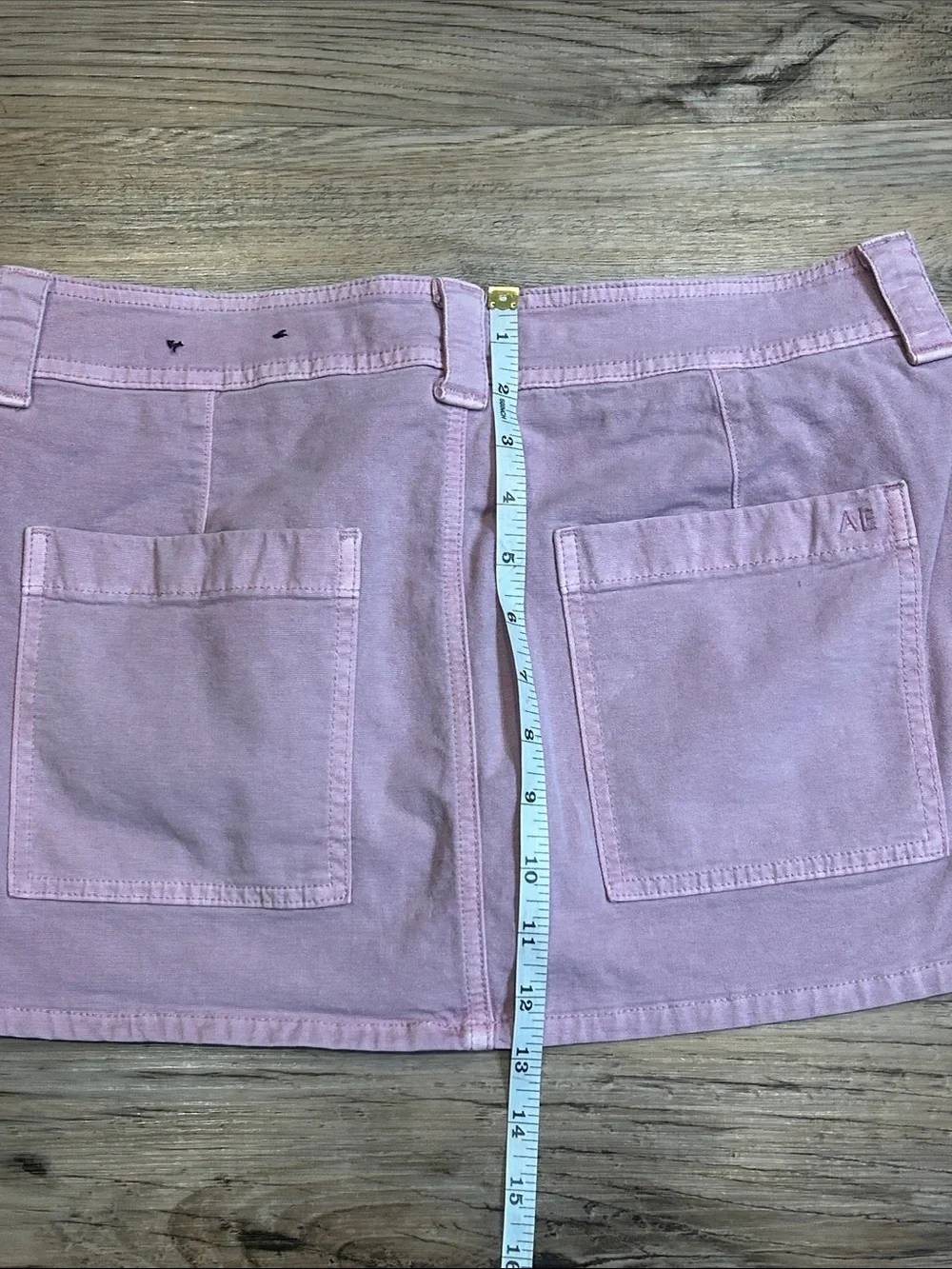 American Eagle Outfitters Pink Cotton Mini Skort